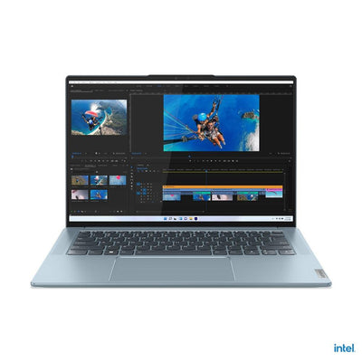 Lenovo Yoga Slim 7 Pro X 14IAH7 82TK001BPH Laptop (Dark Teal) | 14.5”  3K |  i5-12500H | 16 GB DDR5 | 512 GB SSD | Iris Xe Graphics | Windows 11 Home | MS Office H&S 2021 | Lenovo Casual Backpack B210
