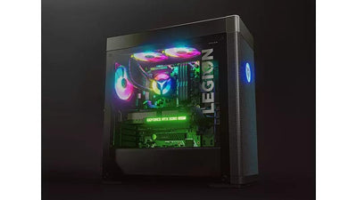 LENOVO LEGION T7 34IMZ5 90Q9005PPP NV RTX3080 CORE I9-11900KF 32GB RAM 1TB SSD TOWER (34L) GAMING DESKTOP (BLACK) + MS OFFICE H&S 2021 + KM300 RGB COMBO