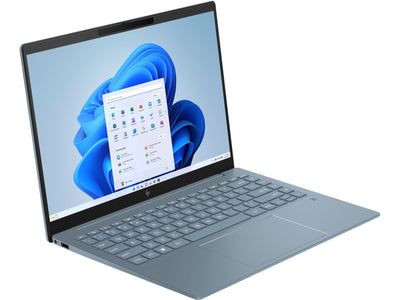 HP PAVILION Plus 14-EW0070TU Laptop (Moonlight Blue) | 14" 2.8K (2880X1800) | i7-1355U | 16GB RAM | 512GB SSD | Intel Iris XE | Windows 11 Home | MS Office Home & Student 2021 | HP Prelude Topload Bag
