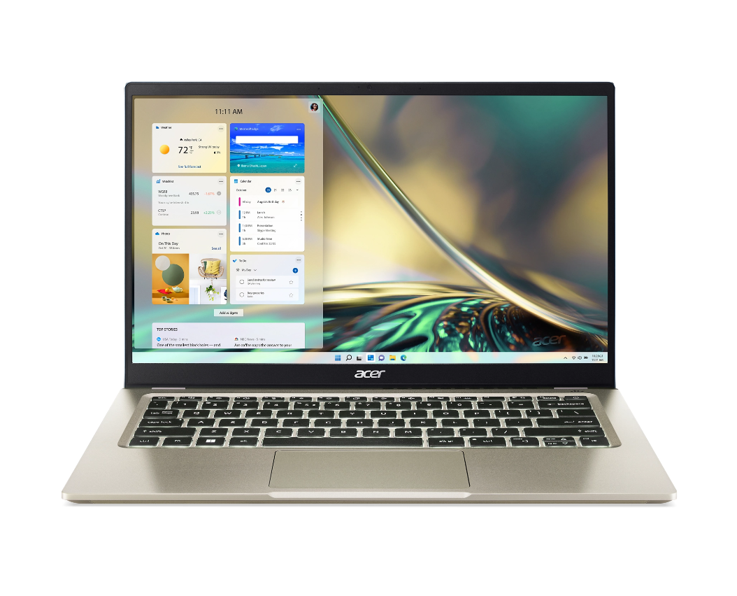 Acer Swift 3 SF314-512-797R Laptop (Haze Gold) | 14" QHD (2560x1440) | Intel Core i7 1260P | 16GB DDR4 | 1TB SSD | Intel Iris Xe Graphics | Windows 11 Home | MS Office H&S 2021 | Acer Entry Run Rate Backpack
