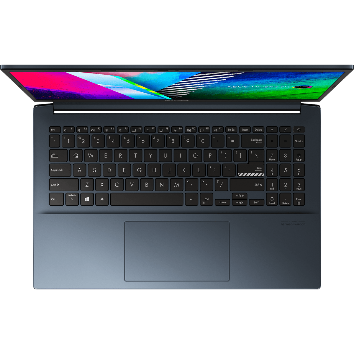 ASUS VIVOBOOK PRO 15 OLED M3500QC-L1175TS LAPTOP (QUIET BLUE) | 15.6" FHD | Ryzen™ 9 5900HX | 16GB DDR4 | 512GB SSD | RTX 3050 | WIN10 + MS OFFICE HOME &STUDENT 2019 + NEREUS BACKPACK/BK