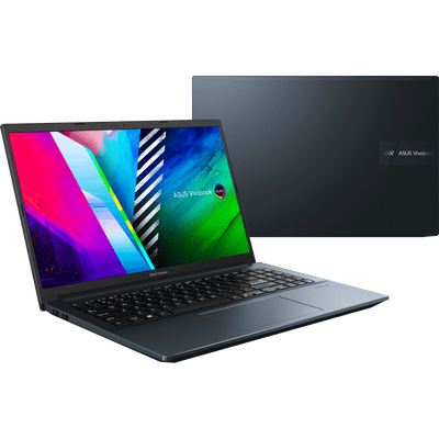 ASUS VIVOBOOK PRO 15 OLED M3500QC-L1175TS LAPTOP (QUIET BLUE) | 15.6" FHD | Ryzen™ 9 5900HX | 16GB DDR4 | 512GB SSD | RTX 3050 | WIN10 + MS OFFICE HOME &STUDENT 2019 + NEREUS BACKPACK/BK
