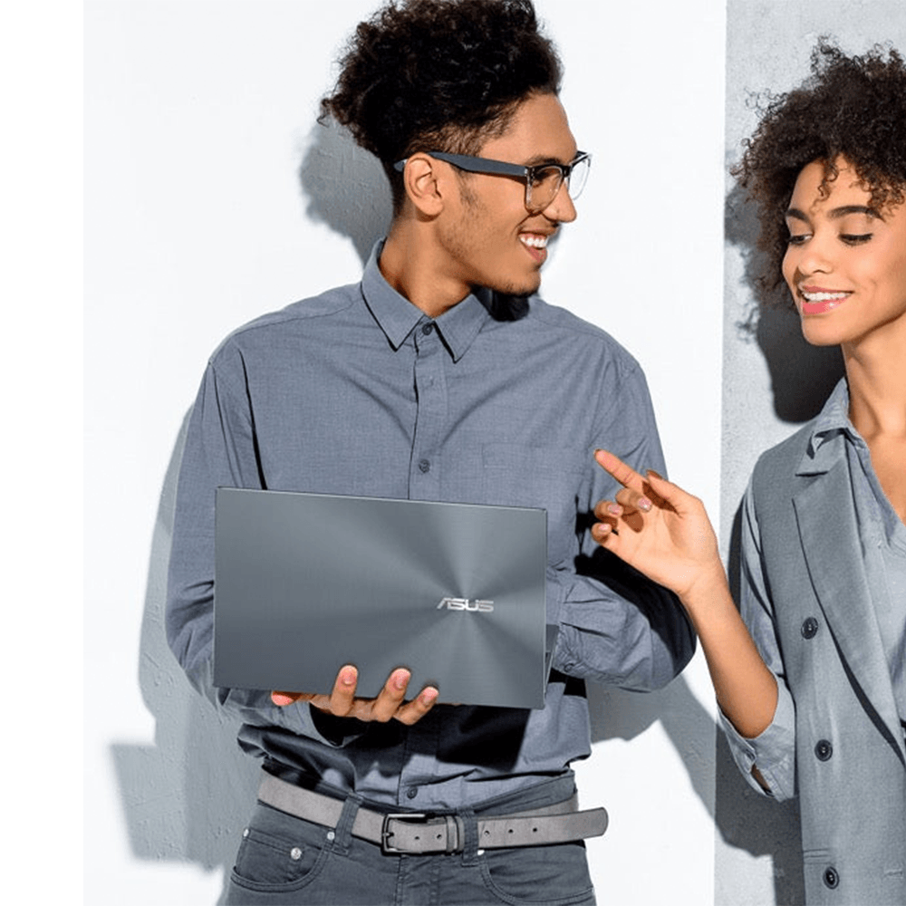 ASUS ZENBOOK 13 OLED UX325EA-KG501WS LAPTOP (PINE GREY) | 13.3" FHD | i5-1135G7 | 16GB LPDDR4X | 512B SSD | IRIS XE | WIN11 + MS OFFICE HOME & STUDENT 2021 + SLEEVE + USB-A TO RJ45 GIGABIT ADAPTER + USB-C TO AUDIO JACK ADAPTER