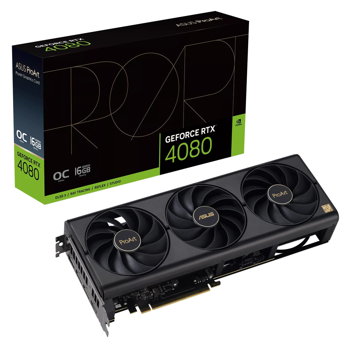 Asus ProArt GeForce RTX 4080 OC 16GB GDDR6X Graphics Card