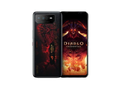 ASUS ROG Phone 6 Diablo Immortal Edition 16GB + 512GB Android 12 6.78-Inch Hellfire Red IPX4 Mobile Gaming (Phantom Black) (AI2201-C-6B091WW)