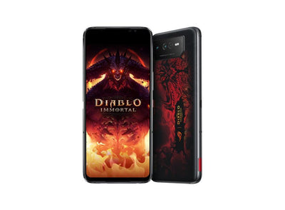 ASUS ROG Phone 6 Diablo Immortal Edition 16GB + 512GB Android 12 6.78-Inch Hellfire Red IPX4 Mobile Gaming (Phantom Black) (AI2201-C-6B091WW)