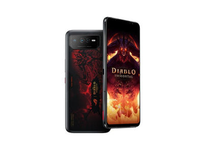ASUS ROG Phone 6 Diablo Immortal Edition 16GB + 512GB Android 12 6.78-Inch Hellfire Red IPX4 Mobile Gaming (Phantom Black) (AI2201-C-6B091WW)