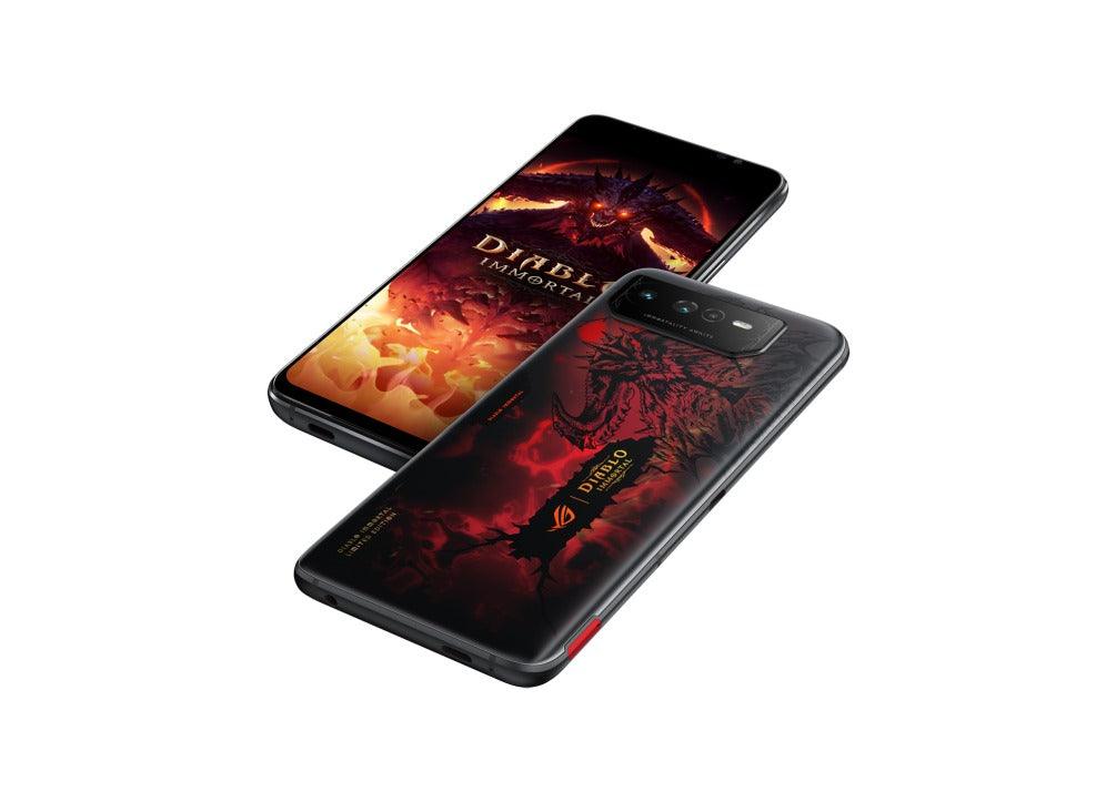 ASUS ROG Phone 6 Diablo Immortal Edition 16GB + 512GB Android 12 6.78-Inch Hellfire Red IPX4 Mobile Gaming (Phantom Black) (AI2201-C-6B091WW)
