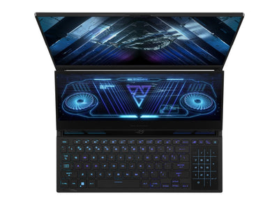 Asus ROG Zephyrus Duo 16 GX650PY-NM044WS Gaming Laptop (Black) | 16" QHD+ (2560x1600 WQXGA) | Ryzen 9 7945HX | 64GB RAM | 4TB SSD | RTX 4090 | Windows 11 Home | Fusion II 300  Palm Rest | ROG Gladius III Mouse | Ranger BP2701 Backpack