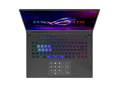 Asus ROG Strix G16 G614JV-N3100W Gaming Laptop (Eclipse Gray) | 16" FHD+ (1920 x 1200, WUXGA) | i7-13650HX | 16GB RAM | 1TB SSD | RTX 4060 |Windows 11 Home | ROG Backpack | ROG Impact Gaming Mouse