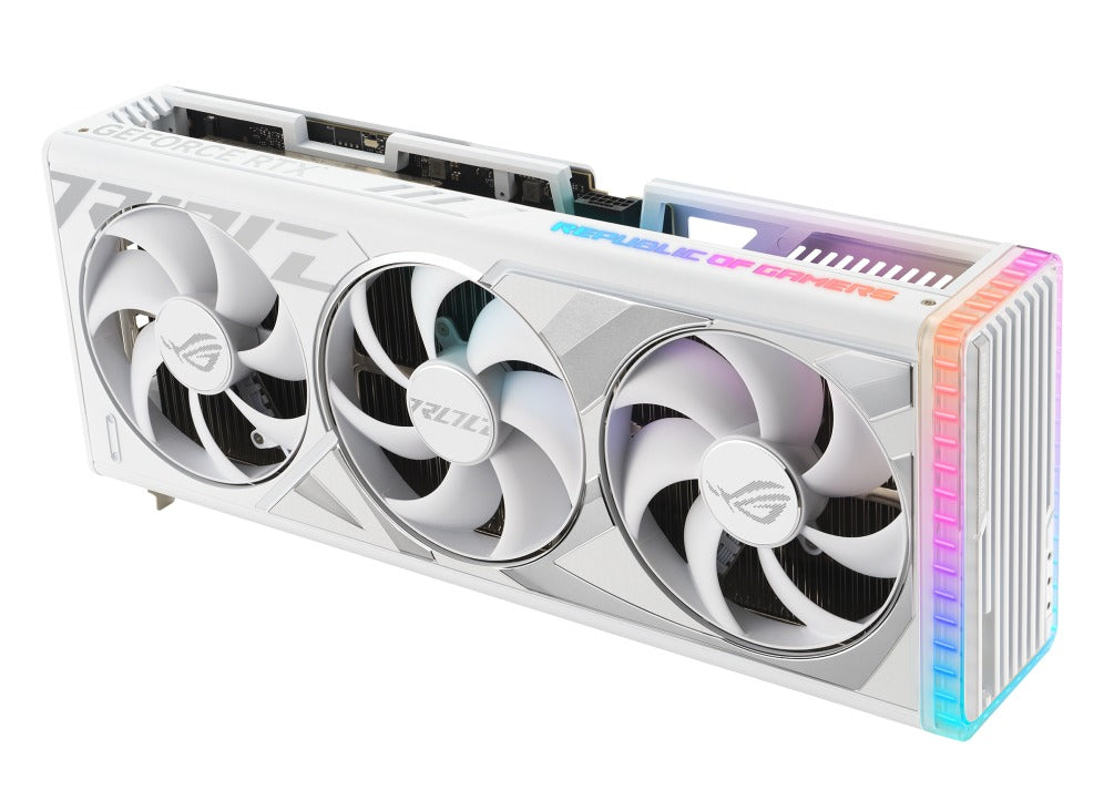 Asus ROG Strix GeForce RTX 4080 OC 16GB GDDR6X Gaming Graphics Card (White)