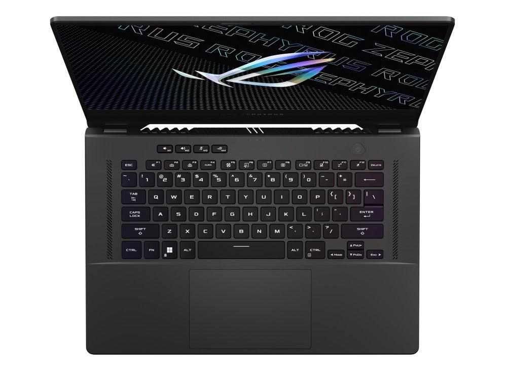 ASUS ROG Zephyrus G15 (2022) GA503RW-HQ080WS Laptop (Eclipse Gray) | 15.6” WQHD | Ryzen 7 6800HS | 16GB RAM DDR5 | 1TB M.2 SSD | RTX 3070 Ti | Windows 11 Home | Ms Office H&S 2021 | Gaming Mouse | Backpack | Type-C AC Adapter