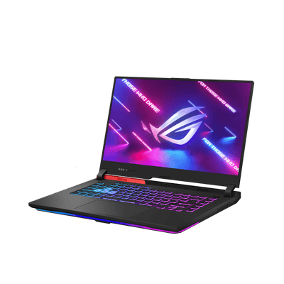 ASUS ROG STRIX G15 G513QC-HN171T 144HZ Gaming Laptop (Original Black) | 15.6" FHD | RYZEN 9 5900HX | 8GB DDR4 | 512GB SSD | RTX 3050 | WIN10 | ROG Backpack | ROG Impact Gaming Mouse