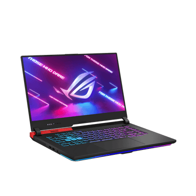 ASUS ROG STRIX G15 G513QC-HN171T 144HZ Gaming Laptop (Original Black) | 15.6" FHD | RYZEN 9 5900HX | 8GB DDR4 | 512GB SSD | RTX 3050 | WIN10 | ROG Backpack | ROG Impact Gaming Mouse