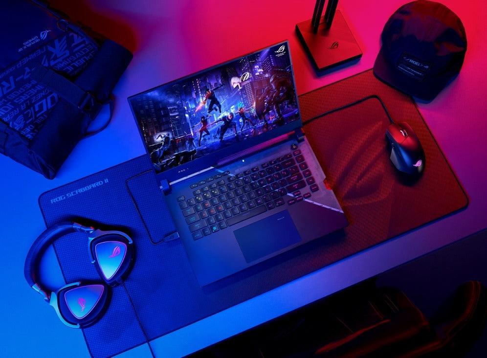 ASUS ROG STRIX SCAR 15 G533ZW-LN108WS GAMING LAPTOP | 15.6” | i9-12900H | 32GB DDR5 | 2TB SSD | RTX 3070 | WIN11 + MS OFFICE H&S 2021 + CHAKRAM CORE P511 MOUSE + BACKPACK+KEYSTONE  +  2 ARMOR CAPS