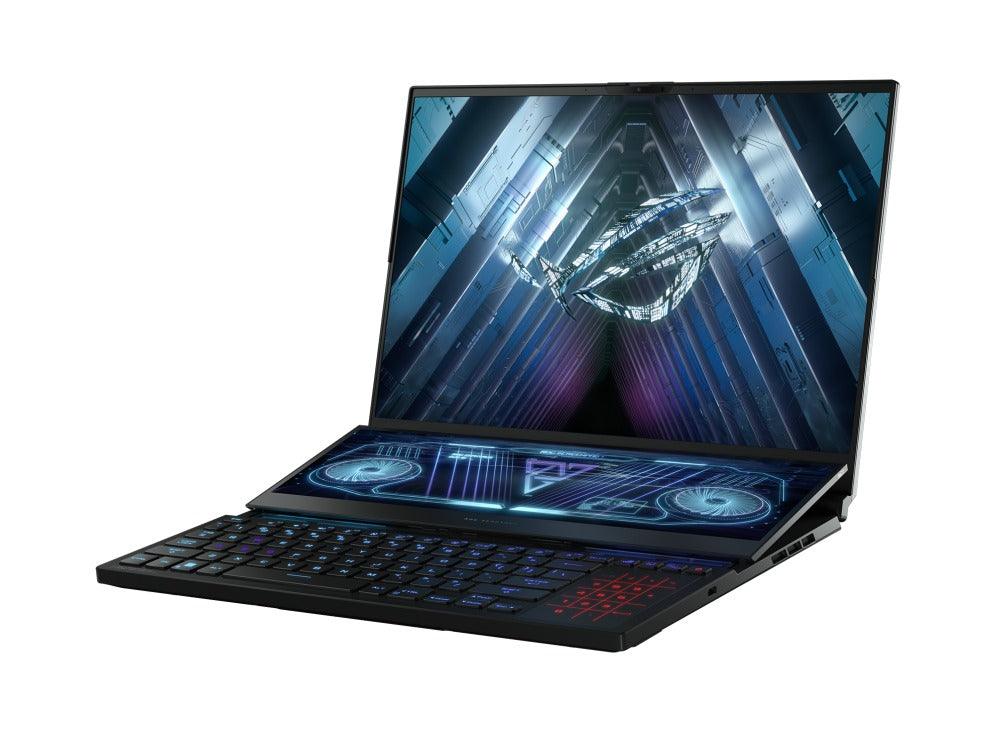 ASUS ROG Zephyrus Duo 16 (2022) GX650RW-LO113WS Gaming Laptop | 16" QHD+ | Ryzen 9 6900HX | 32GB RAM DDR5 | 1TB M.2 SSD | RTX 3070 Ti | Windows 11 Home | ROG Backpack | Delta Headset | Chakram Mouse | Type-C AC Adapter