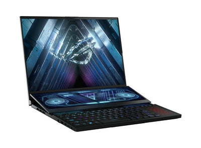 ASUS ROG Zephyrus Duo 16 (2022) GX650RW-LO113WS Gaming Laptop | 16" QHD+ | Ryzen 9 6900HX | 32GB RAM DDR5 | 1TB M.2 SSD | RTX 3070 Ti | Windows 11 Home | ROG Backpack | Delta Headset | Chakram Mouse | Type-C AC Adapter
