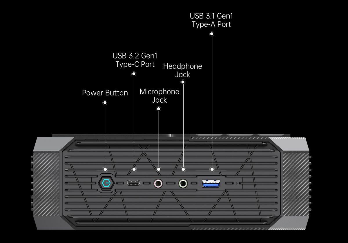 Minisforum Neptune Series HX99G Ryzen 9 6900HX 32GB RAM 1TB SSD AMD Radeon RX 6600M Mini Gaming PC
