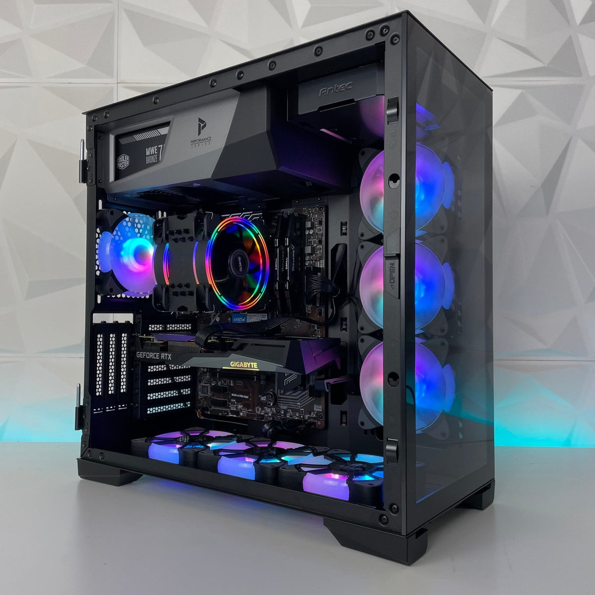 IGaming RTX 4060 Ti/ RTX 4070S | Intel 12th Gen 12600KF | P120 Black