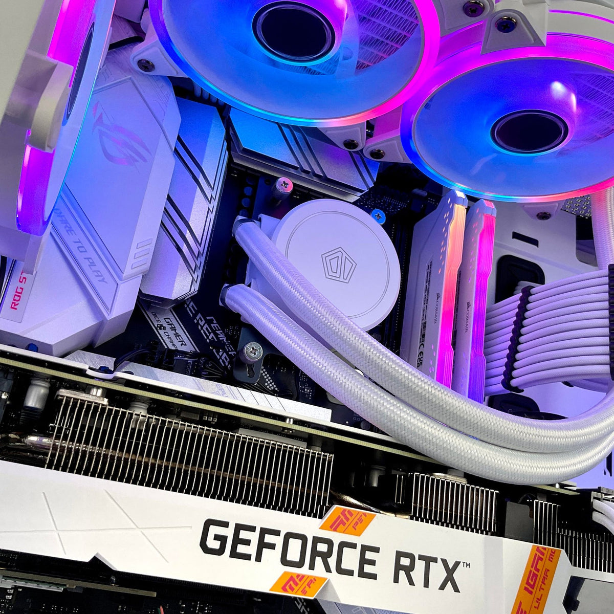 IGaming Ryzen 7 5700X | RTX 4060 Ti-4070 Ti | Td500 Mesh White