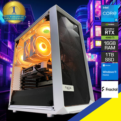 Aurora Meshify Desktop Gaming PC | Intel Core i5 13400F | 16GB RAM | 1TB SSD | RTX 4060 Ti | Windows 11 Home