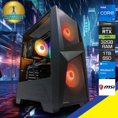 Sophos Forge 100R Desktop Gaming PC | Intel Core i7-13700F | 32GB RAM | 1TB SSD | RTX 4070 | Windows 11 Home
