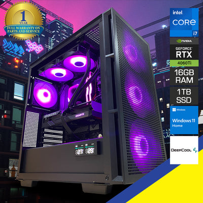 Sophos CH560 V3 INTEL I7-13700KF 16GB RAM 1TB SSD RTX 4060 Ti Windows 11 Desktop Gaming PC