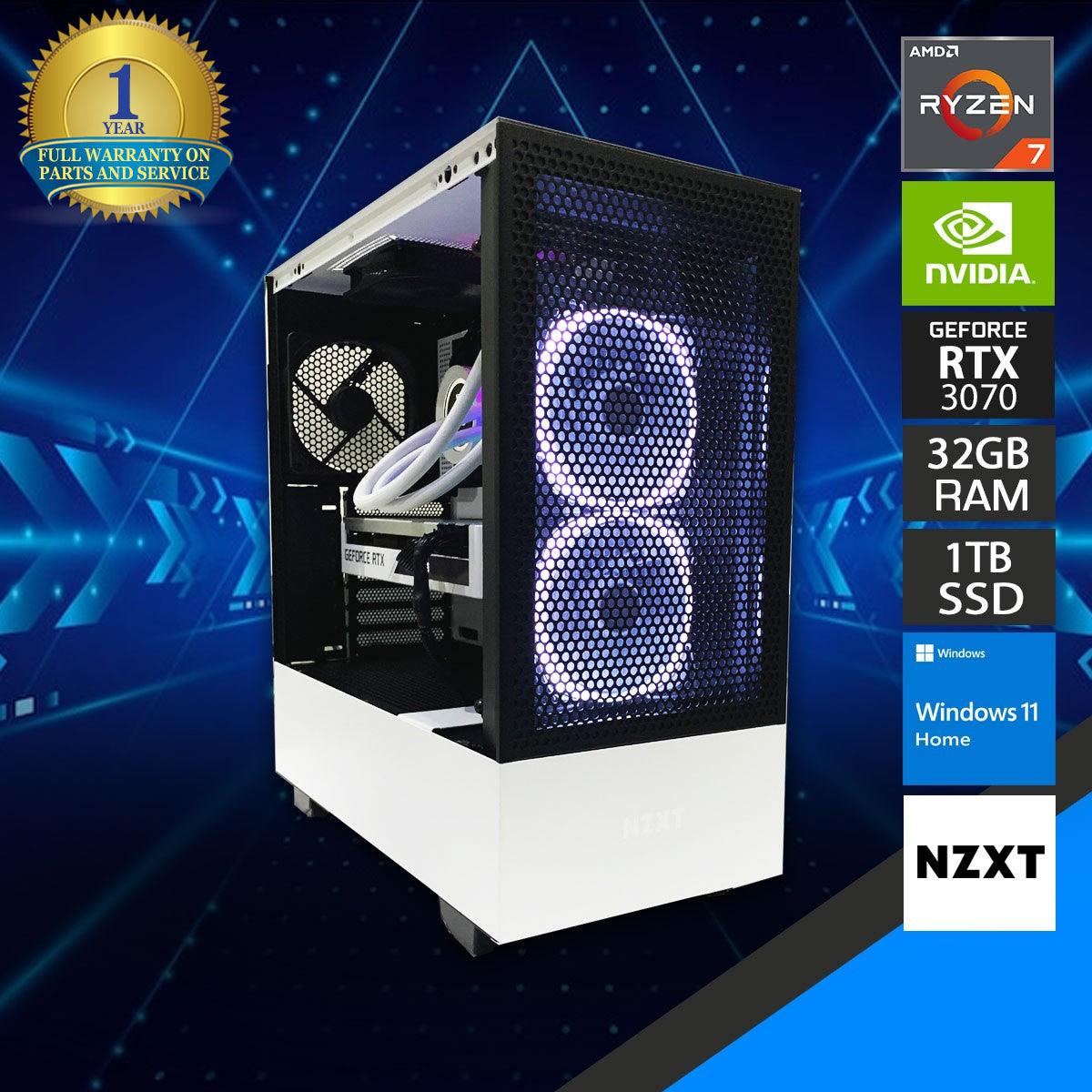 Optima Flow Gaming PC | Ryzen 7 5800X | RTX 3070 | 32 GB RAM | 1 TB SSD | Windows 11 Home
