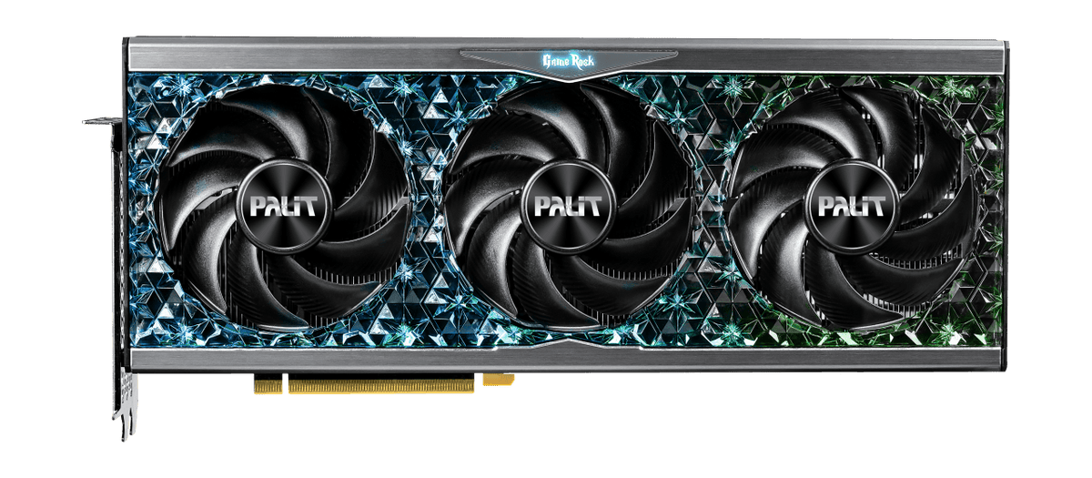 PALIT GeForce RTX 4090 Gamerock 24GB GDDR6X Graphics Card (Midnight Kaleidoscope)