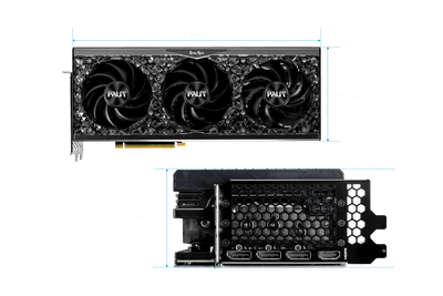 PALIT GeForce RTX 4090 Gamerock 24GB GDDR6X Graphics Card (Midnight Kaleidoscope)