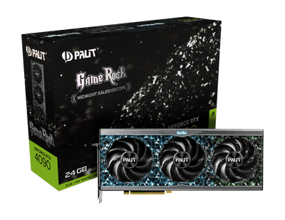 PALIT GeForce RTX 4090 Gamerock 24GB GDDR6X Graphics Card (Midnight Kaleidoscope)