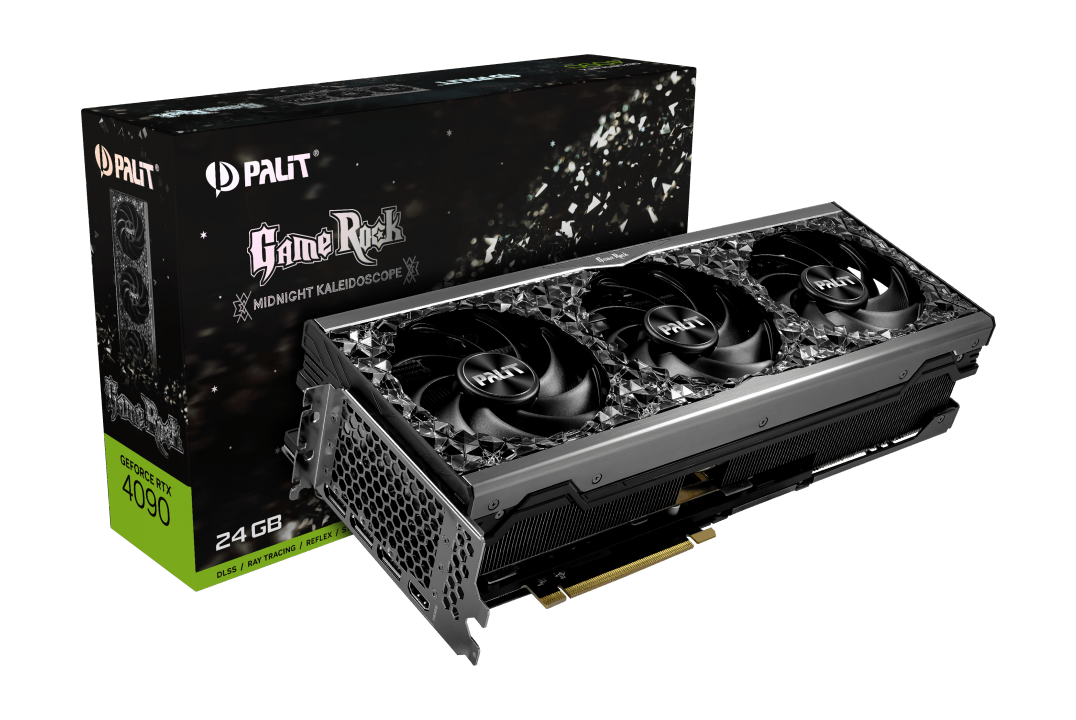 PALIT GeForce RTX 4090 Gamerock 24GB GDDR6X Graphics Card (Midnight Kaleidoscope)