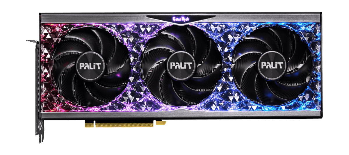 PALIT Geforce RTX 4080 Gamerock 16GB GDDR6X Graphics Card (Midnight Kaleidoscope)