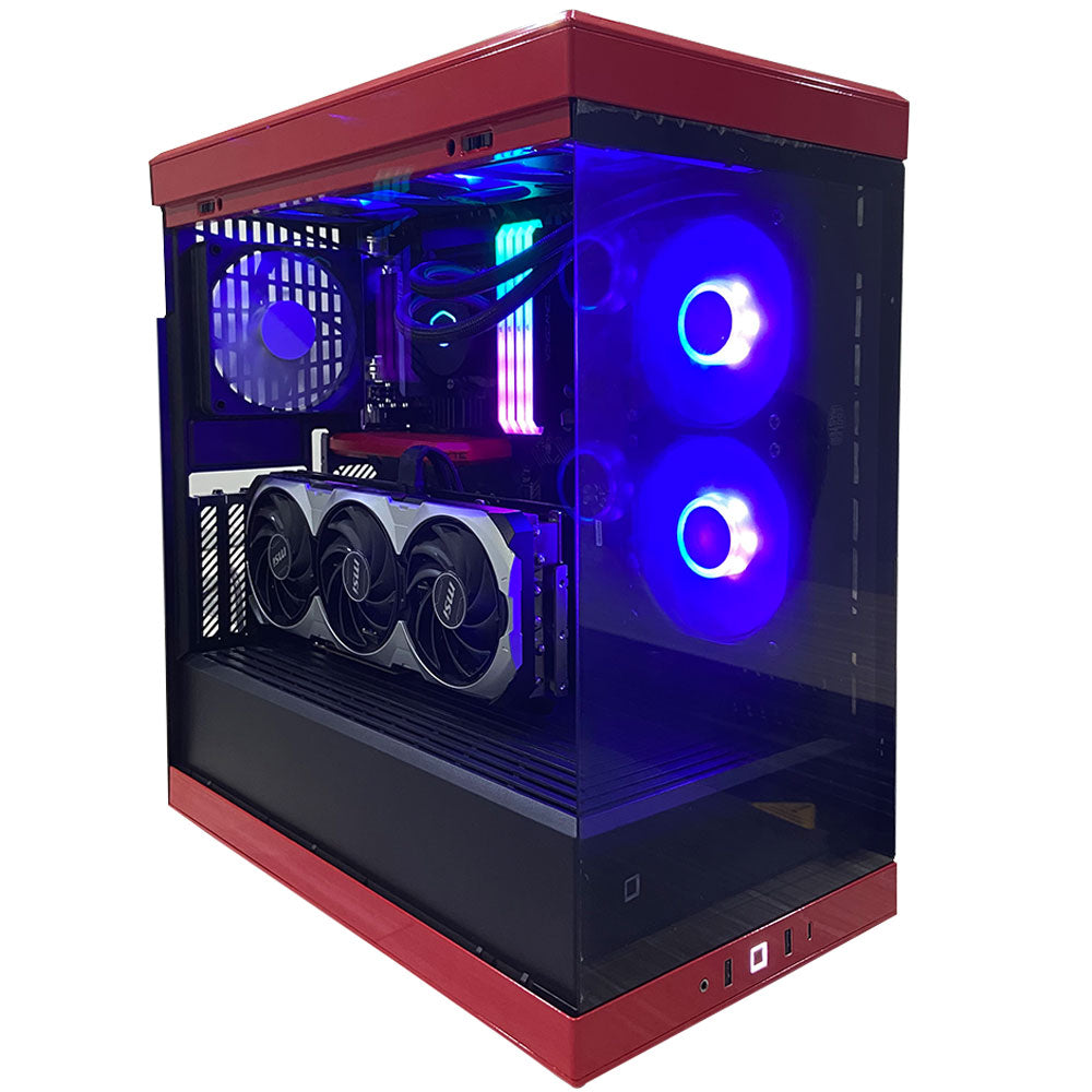 Ultra Y40 V2 Red Desktop Gaming PC | Intel Core i7-13700F | 32GB RAM | 1TB SSD | RTX 4070 Ti | Windows 11 Home