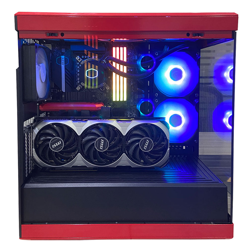 Ultra Y40 V2 Red Desktop Gaming PC | Intel Core i7-13700F | 32GB RAM | 1TB SSD | RTX 4070 Ti | Windows 11 Home