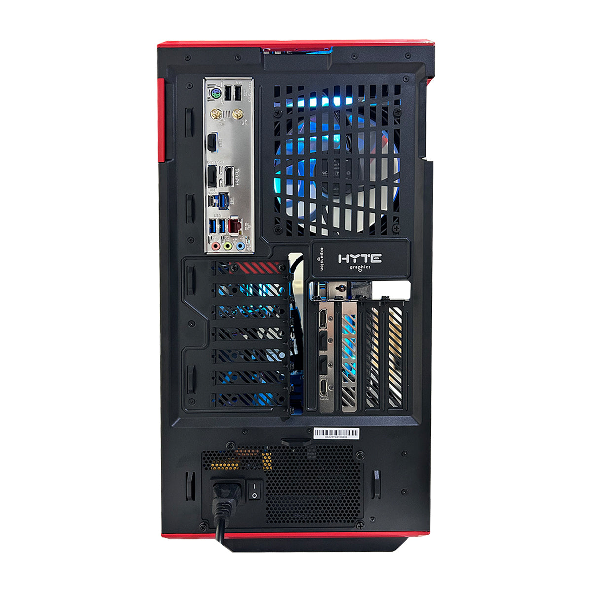 Optima Y40 V3 Desktop Gaming PC (Black/Red) | Intel Core i7 13700F | 32GB RAM | 500GB SSD | 1TB HDD | RTX 4070 Ti | Windows 11 Home