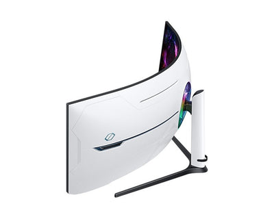 Samsung Odyssey Neo G9 (G95NC) LS57CG952NEXXP 57" 240Hz 1ms GTG 7680x2160 Dual UHD Quantum Mini-LED HDR 1000 Swivel, Tilt, Height-Adjust Curved Gaming Monitor + Samsung HW-B550 Soundbar (Black) Bundle