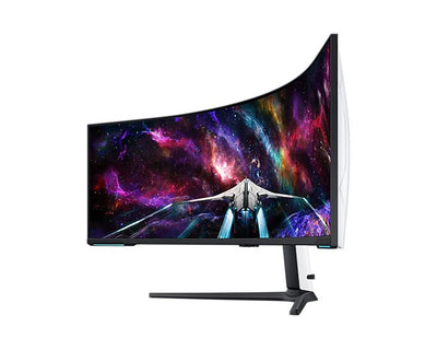 Samsung Odyssey Neo G9 (G95NC) LS57CG952NEXXP 57" 240Hz 1ms GTG 7680x2160 Dual UHD Quantum Mini-LED HDR 1000 Swivel, Tilt, Height-Adjust Curved Gaming Monitor + Samsung HW-B550 Soundbar (Black) Bundle
