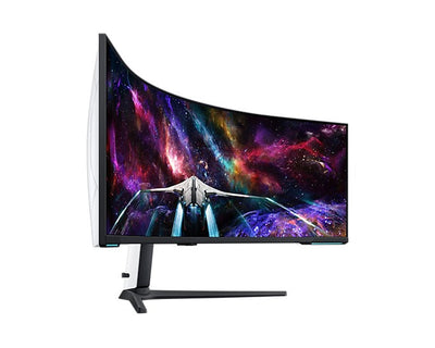 Samsung Odyssey Neo G9 (G95NC) LS57CG952NEXXP 57" 240Hz 1ms GTG 7680x2160 Dual UHD Quantum Mini-LED HDR 1000 Swivel, Tilt, Height-Adjust Curved Gaming Monitor + Samsung HW-B550 Soundbar (Black) Bundle