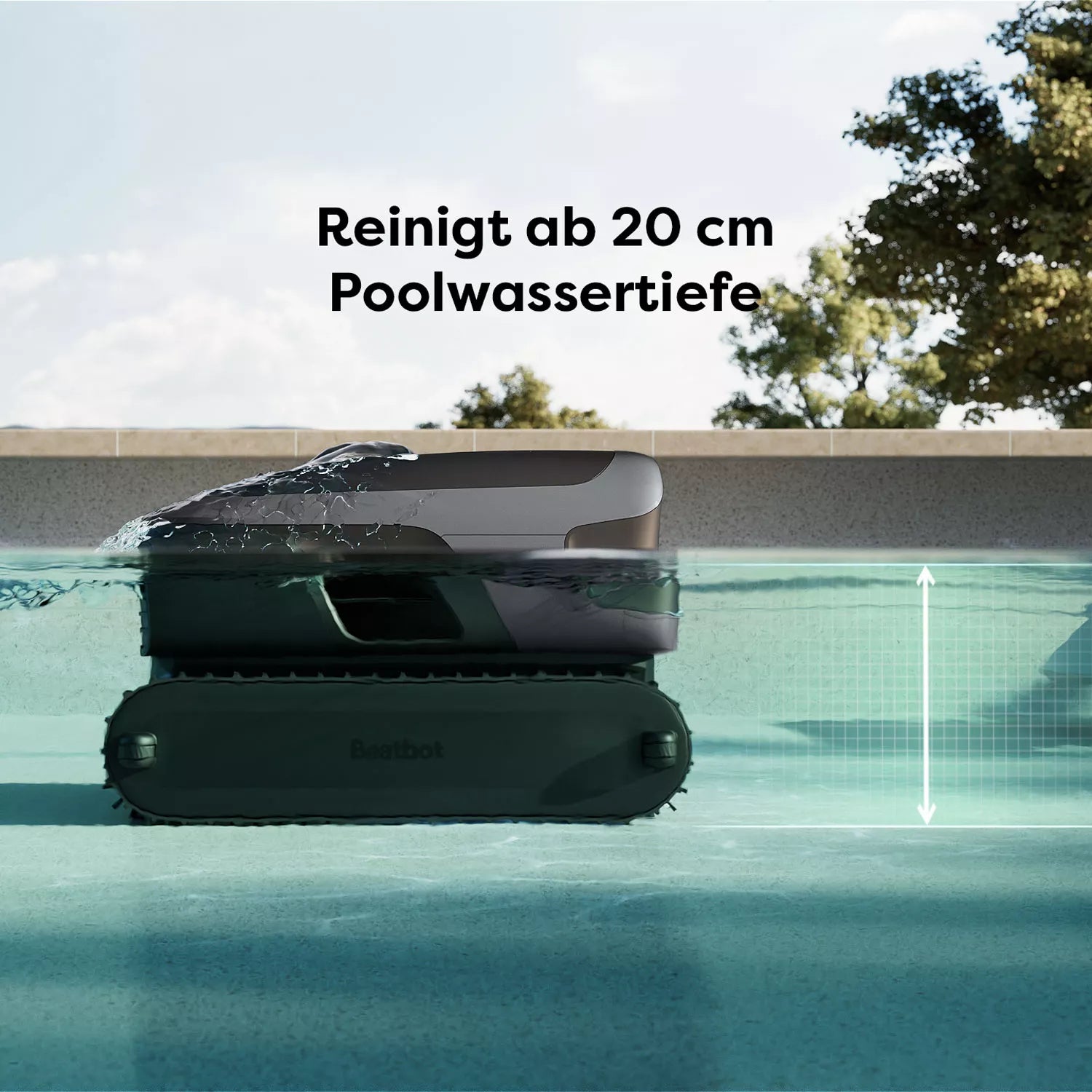 Beatbot Sora P7 Cordless Robotic Pool Cleaner with Battery – Up to 300 m² – 6 Modes, App Control, Floor Wall Waterline