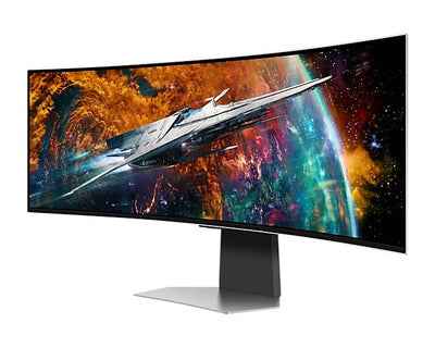 Samsung Odyssey OLED G9 (G95SC) LS49CG954SEXXP 49" Neo Quantum Processor Pro 0.03ms 240Hz GTG 5120x1440 Dual QHD Curved Smart Gaming Monitor + Samsung HW-B550 Soundbar (Black) Bundle