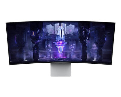 Samsung Odyssey OLED G8 LS34BG850SEXXP 34-INCH 0.1MS 175HZ Ultra WQHD Smart Curved Gaming Monitor (Silver)