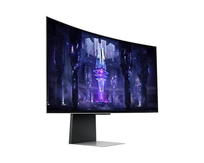 Samsung Odyssey OLED G8 LS34BG850SEXXP 34-INCH 0.1MS 175HZ Ultra WQHD Smart Curved Gaming Monitor (Silver)