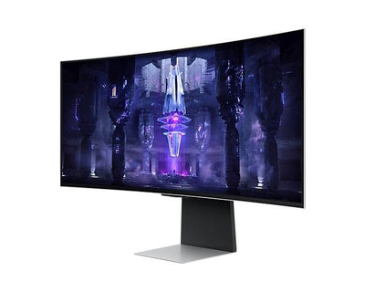 Samsung Odyssey OLED G8 LS34BG850SEXXP 34-INCH 0.1MS 175HZ Ultra WQHD Smart Curved Gaming Monitor (Silver)