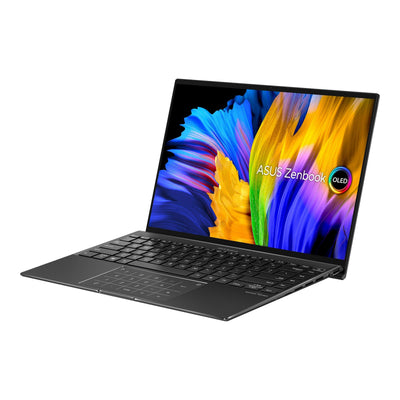 Asus Zenbook 14X Oled UM5401QA-KN009TS Laptop (Jade Black) | 14”  WQXGA | Ryzen™ 5 5600H | 16 GB DDR4 | 512 GB SSD | Radeon™ Graphics | MS Office Home & Student 2021 | Stylus Pen | Asus Sleeve