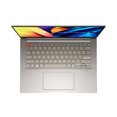 Asus Vivobook S 14X OLED S5402ZA-M9189WS Laptop (Sand Grey) | 14.5" (2880 x 1800) | i5 12500H | 16GB RAM DDR4 | 512 GB SSD | Intel Iris Xe Graphics | Windows 11 Home | MS Office Home & Student 2021 | Asus BP1504 Casual Backpack