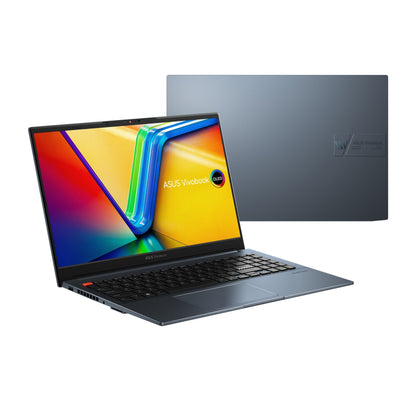 Asus Vivobook Pro 15 OLED K6502VU-MA113WS Laptop (Quiet Blue) | 15.6" 2.8K (2880 x 1800) OLED | i9-13900H | 16GB RAM | RTX 4050 |  1TB SSD | Windows 11 Home | MS Office H&S 2021 | Asus BP1504 Casual Backpack
