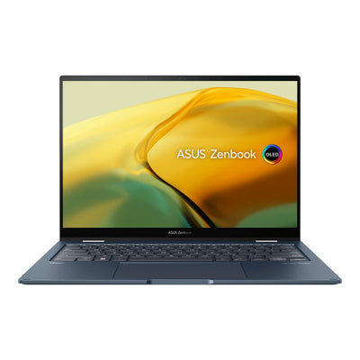 Asus Zenbook 14 Flip OLED UP3404VA-KN119WS Laptop (Ponder Blue) | 14" 2.8K OLED | I5-1340P | 512GB SSD | 16GB RAM | IRIS XE | Windows 11 Home | MS Office Home & StudenT 2021 | Asus Sleeve | Stylus Pen