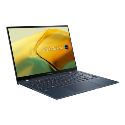 Asus Zenbook 14 Flip OLED UP3404VA-KN119WS Laptop (Ponder Blue) | 14" 2.8K OLED | I5-1340P | 512GB SSD | 16GB RAM | IRIS XE | Windows 11 Home | MS Office Home & StudenT 2021 | Asus Sleeve | Stylus Pen