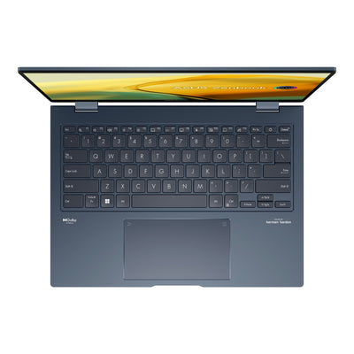 Asus Zenbook 14 Flip OLED UP3404VA-KN119WS Laptop (Ponder Blue) | 14" 2.8K OLED | I5-1340P | 512GB SSD | 16GB RAM | IRIS XE | Windows 11 Home | MS Office Home & StudenT 2021 | Asus Sleeve | Stylus Pen